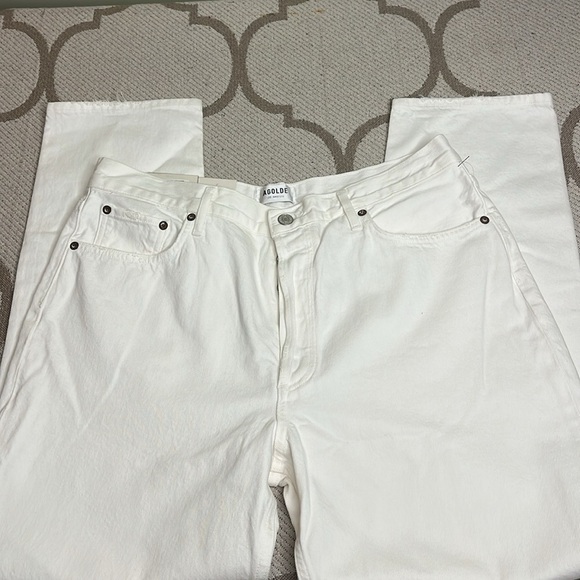 AGOLDE Fen conjure White High Rise Relaxed Taper Jeans - Picture 6 of 17